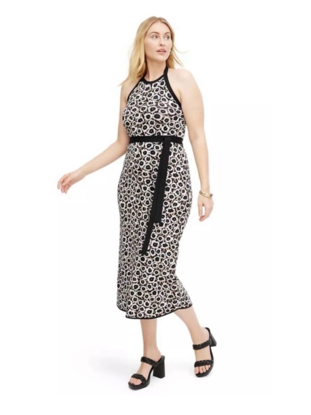 Diane von Furstenberg for Target Floral Halter Midi Dress NWT | Size Medium